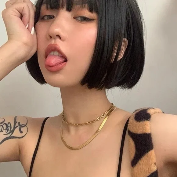 💎Stainless Steel Silver Toned Snake Necklace Chain - Picture 4 of 4